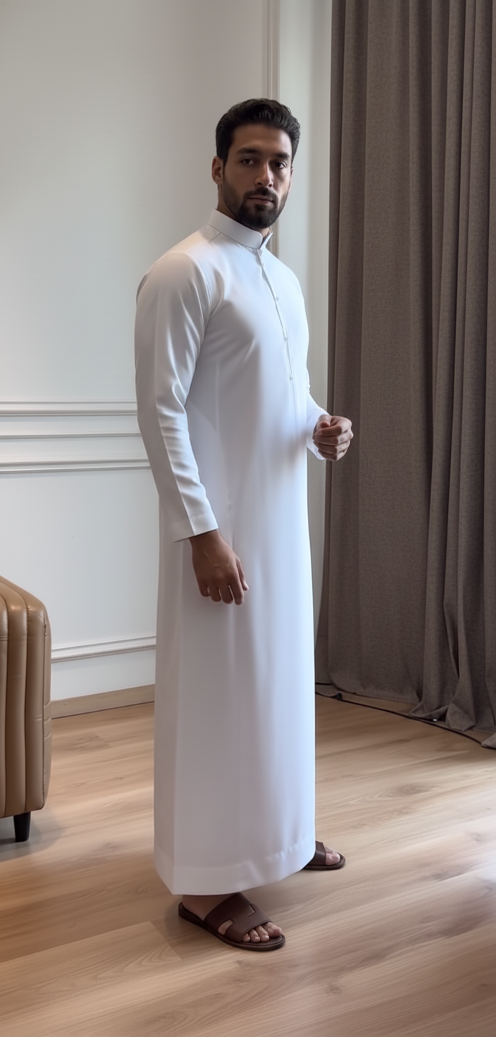 Omani Thobe – White