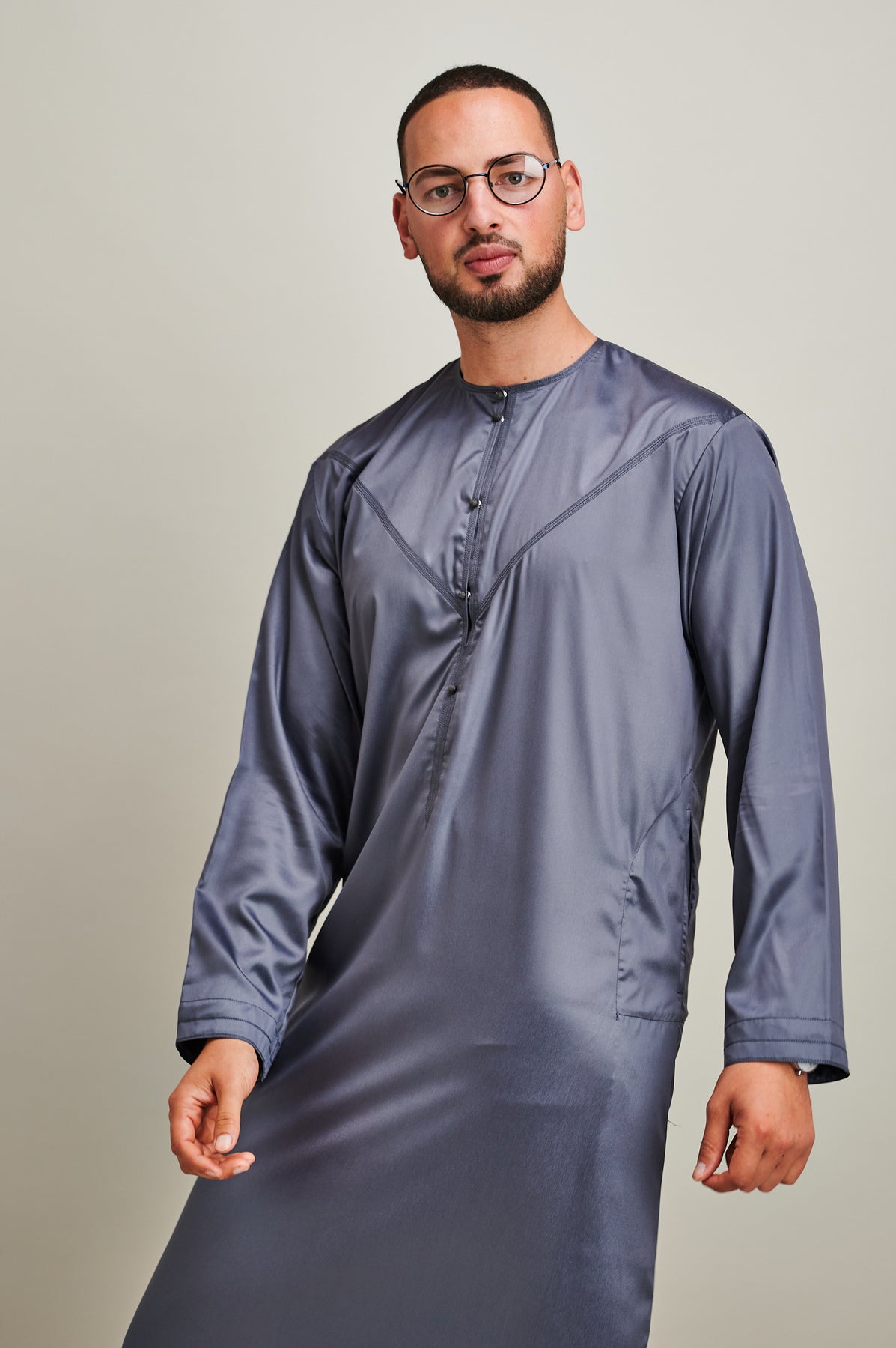 Premium Emirati Grey Thobe