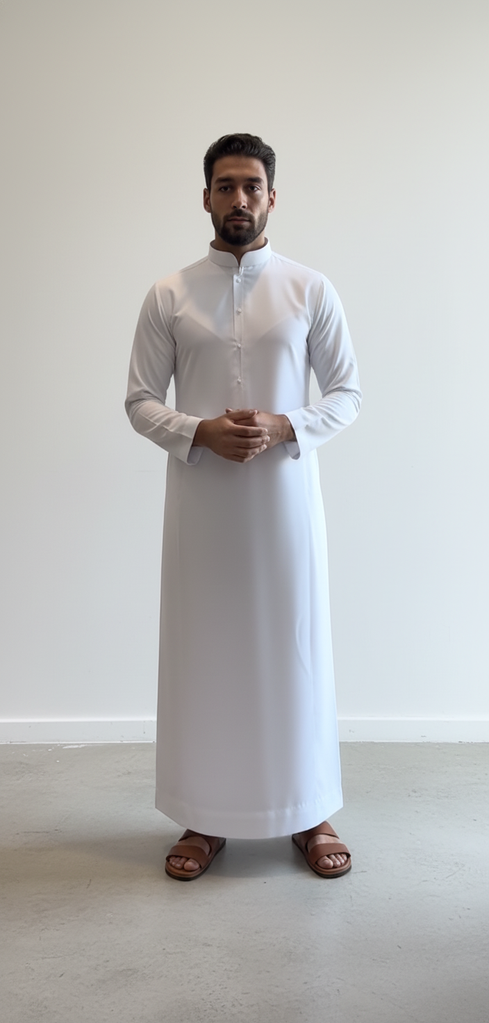 Omani Thobe – White