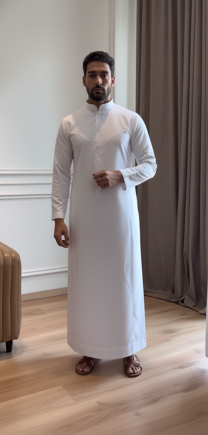 Omani Thobe – White