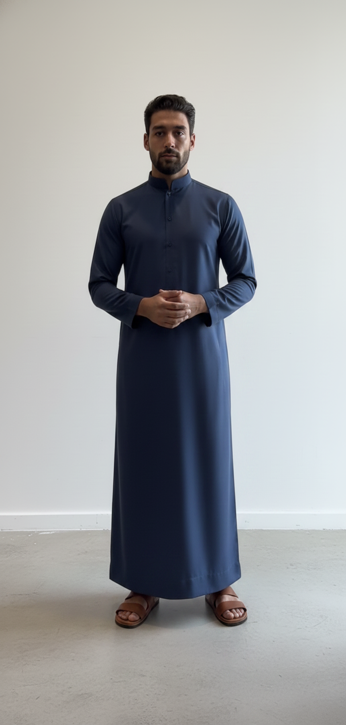 Omani Thobe - Dark Blue