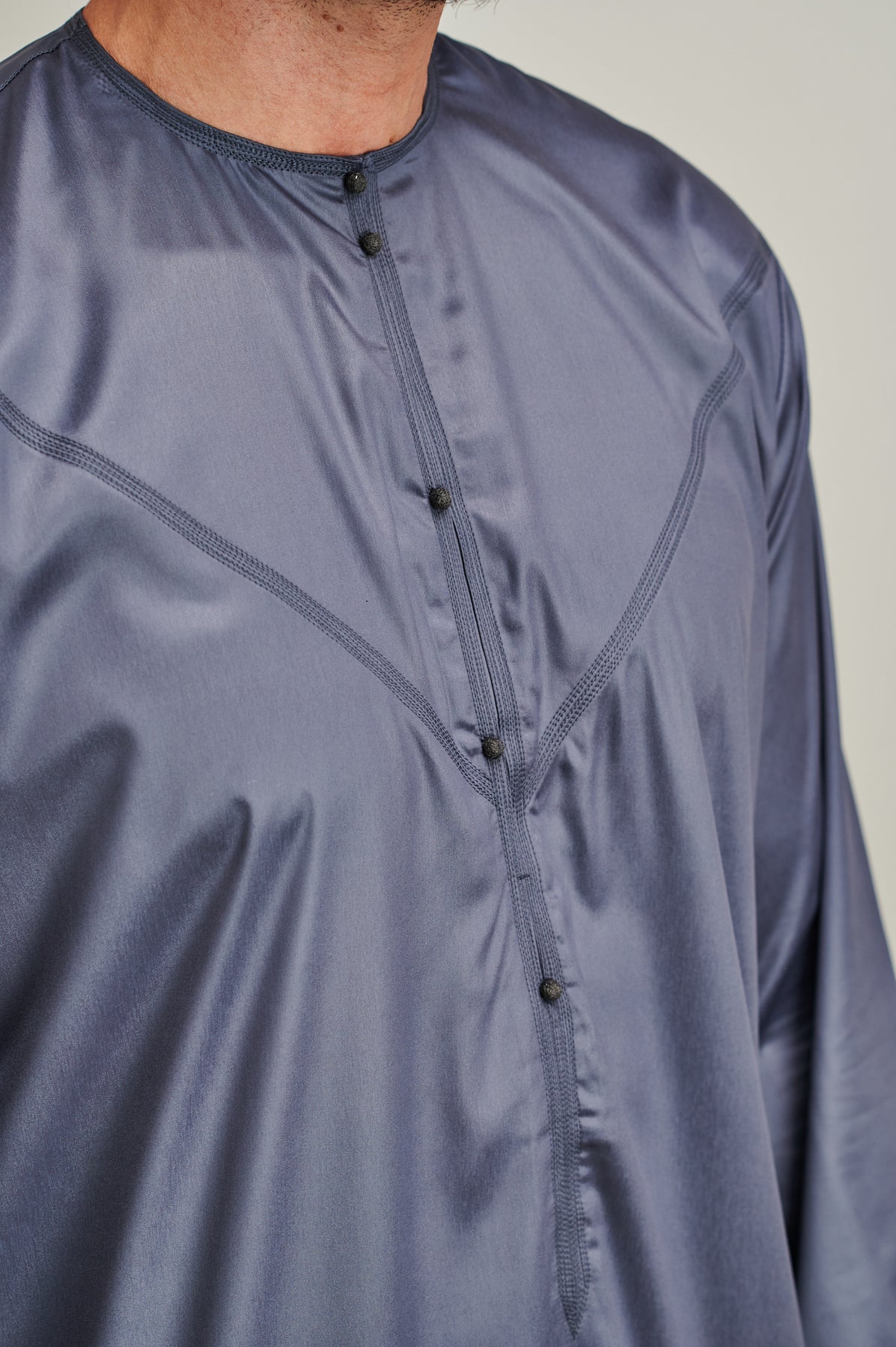 Premium Emirati Grey Thobe